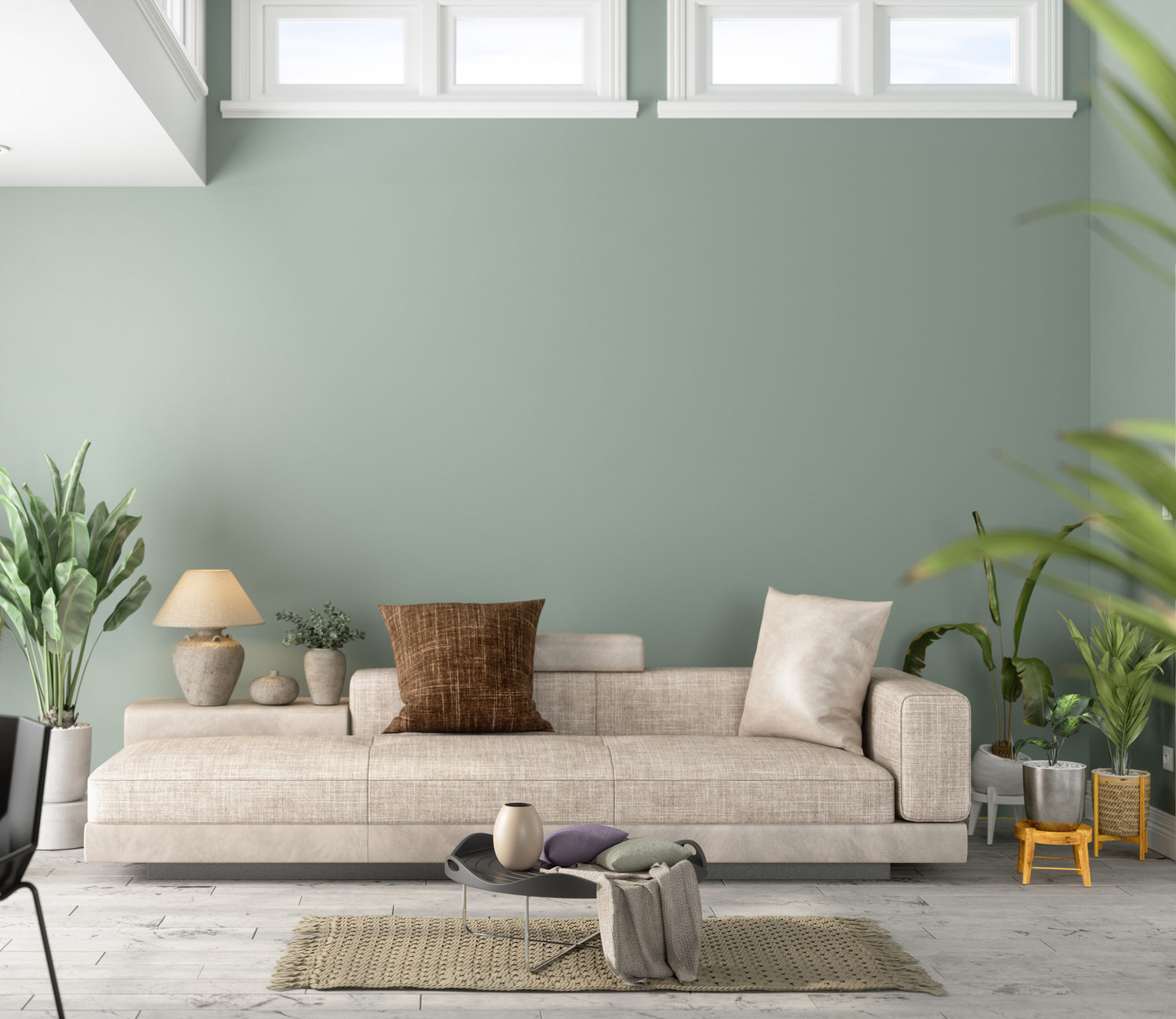 decoracao-com-parede-verde