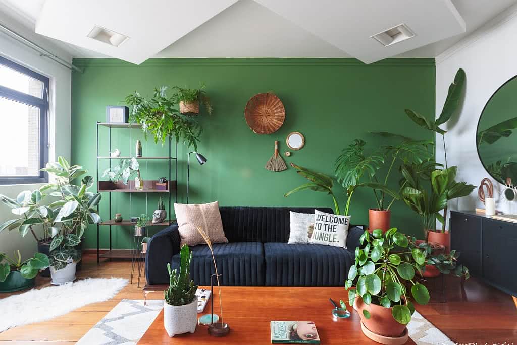decoracao-com-parede-verde