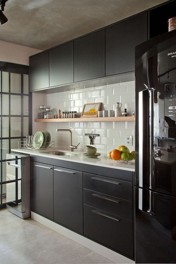 decoracao-de-cozinha-com-cimento-queimado