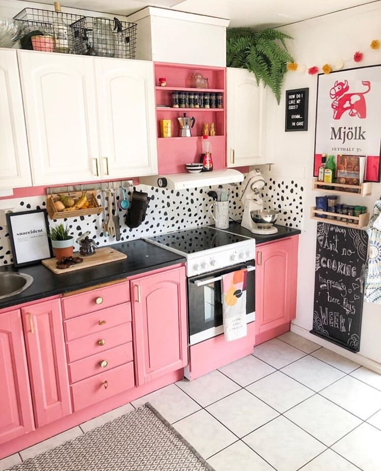 decoracao-de-cozinhas-rosas