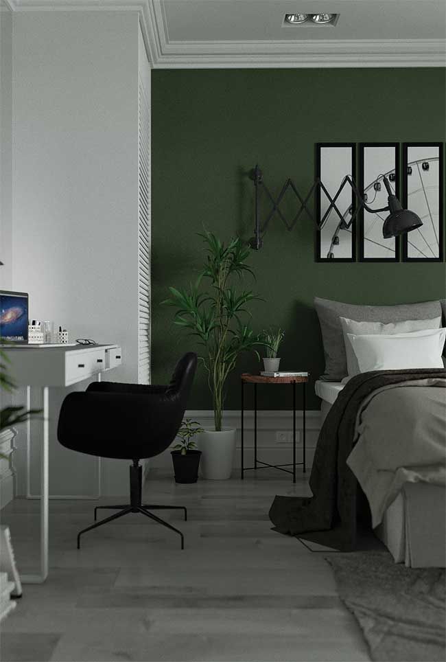 decoracao-com-parede-verde