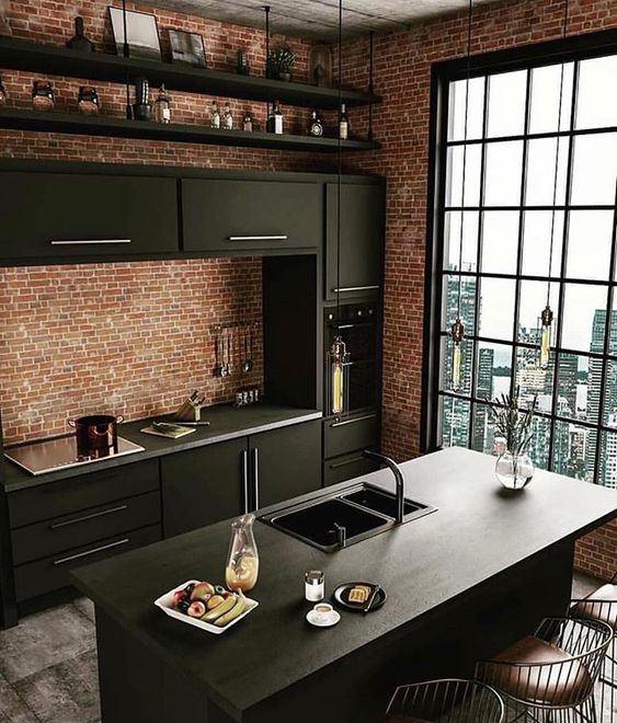 decoracao-de-cozinha-preta