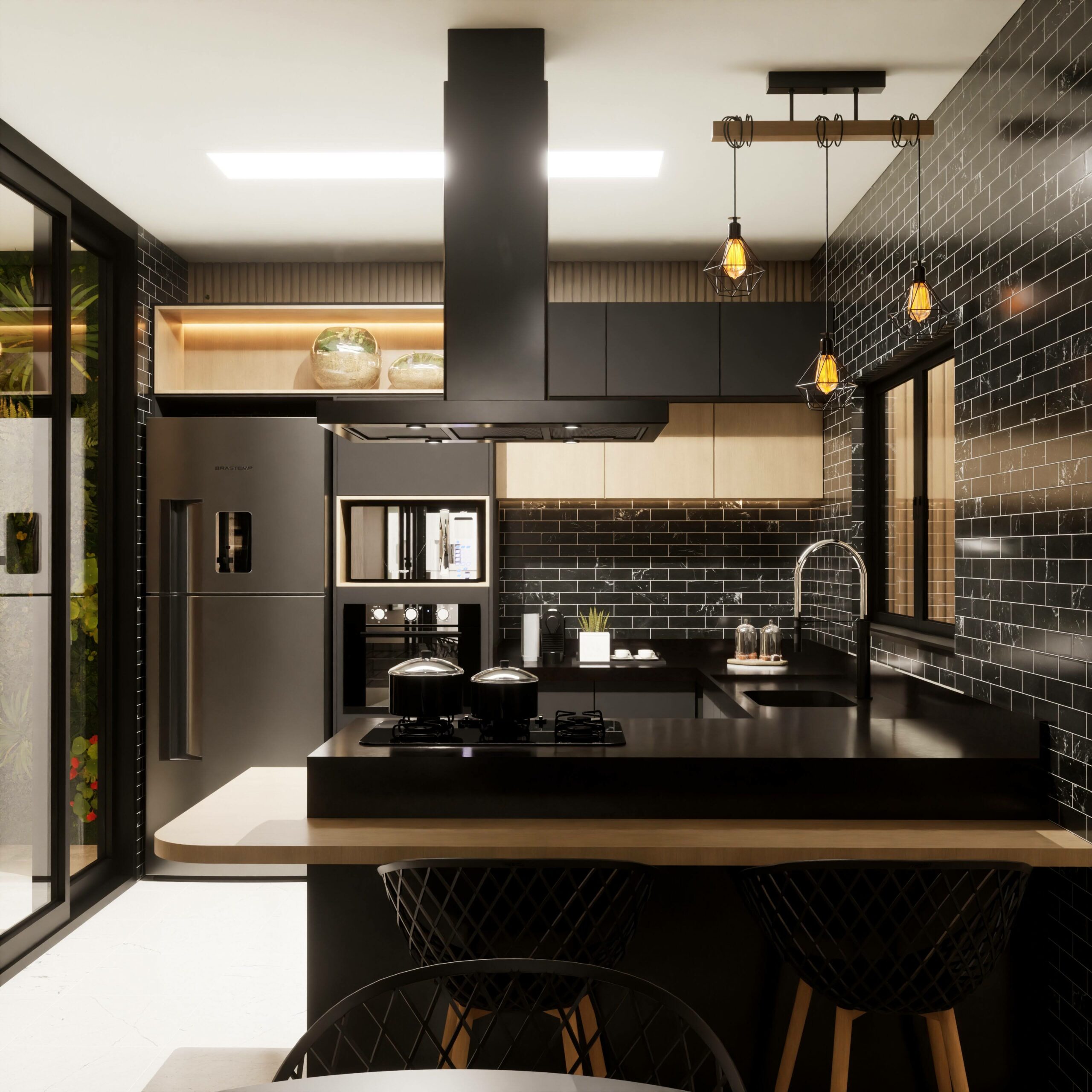 decoracao-de-cozinha-preta