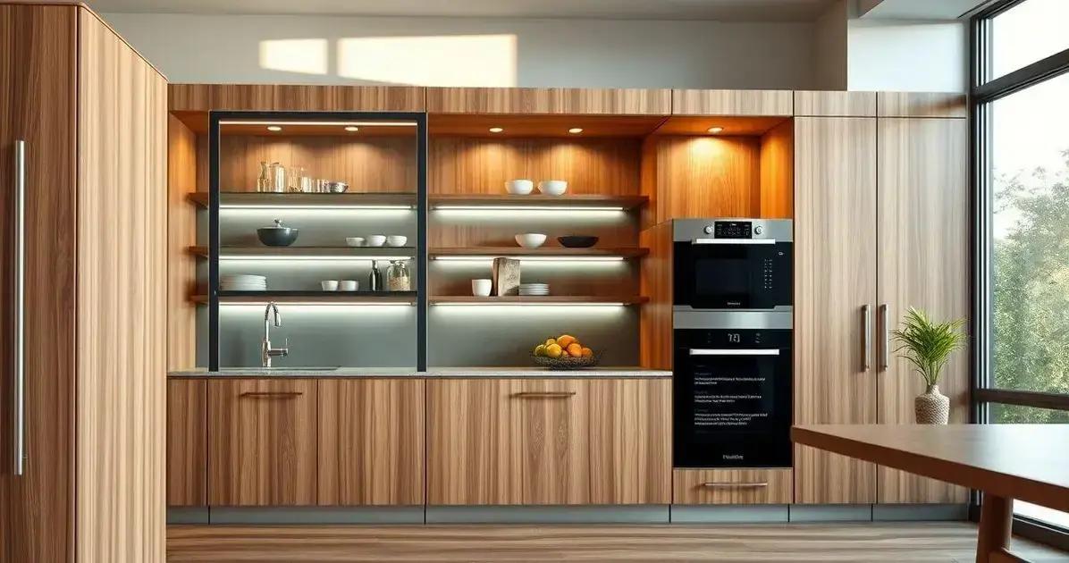 armários de cozinha inteligentes