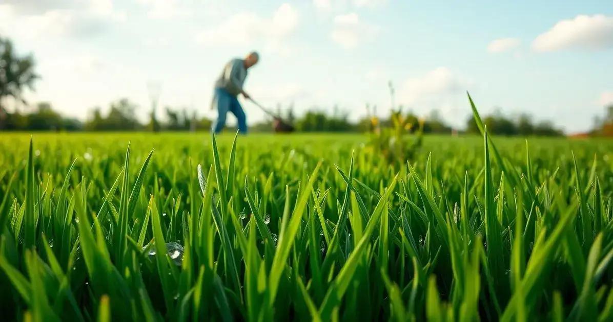 como cuidar do gramado