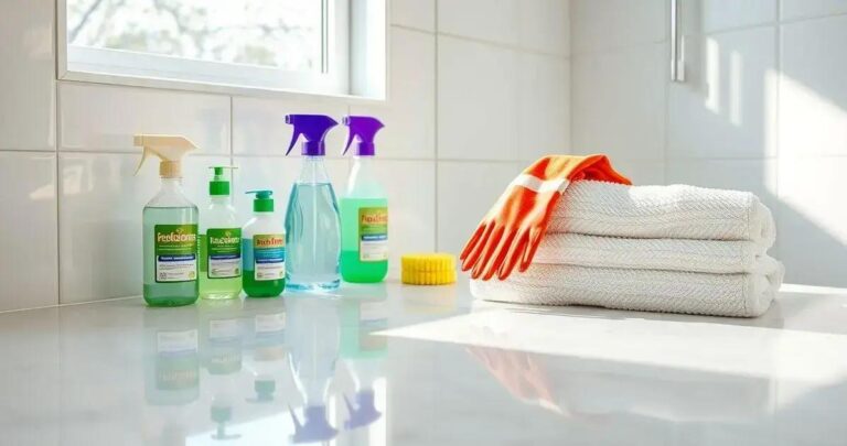 como limpar rejunte de banheiro