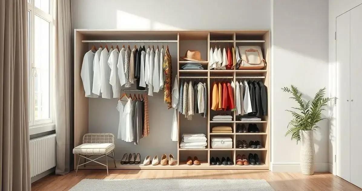 como organizar o guarda-roupa