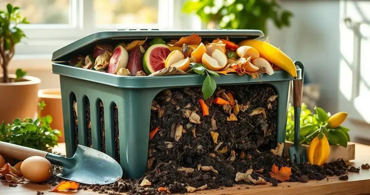 compostagem doméstica passo a passo