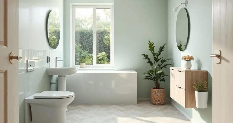 cores ideais para banheiro pequeno