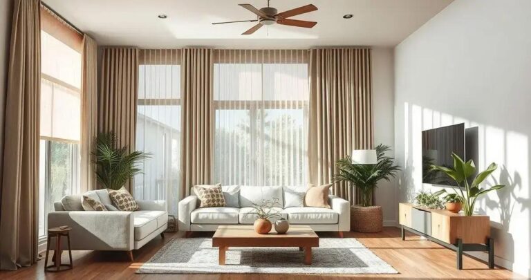 cortinas para sala de estar