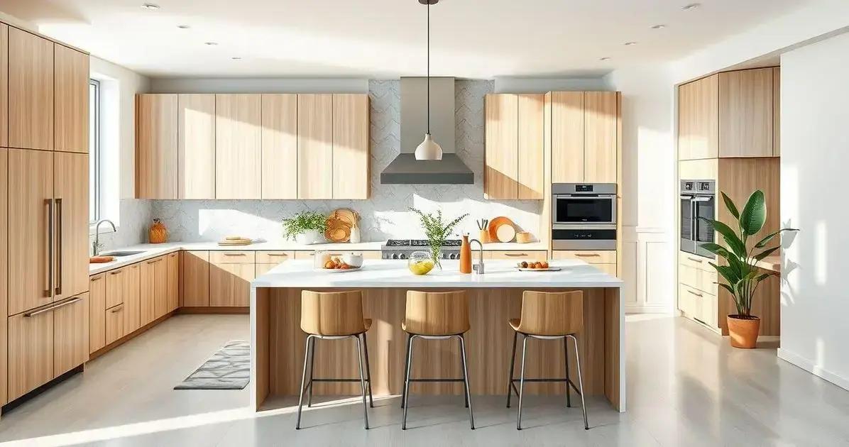 Cozinha americana projeto moderno