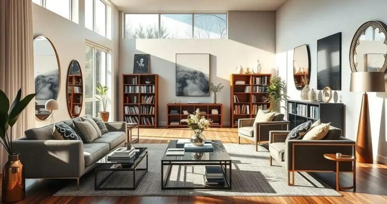 decoração com espelhos