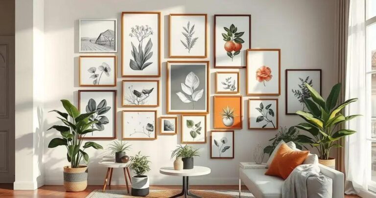 decoração com quadros
