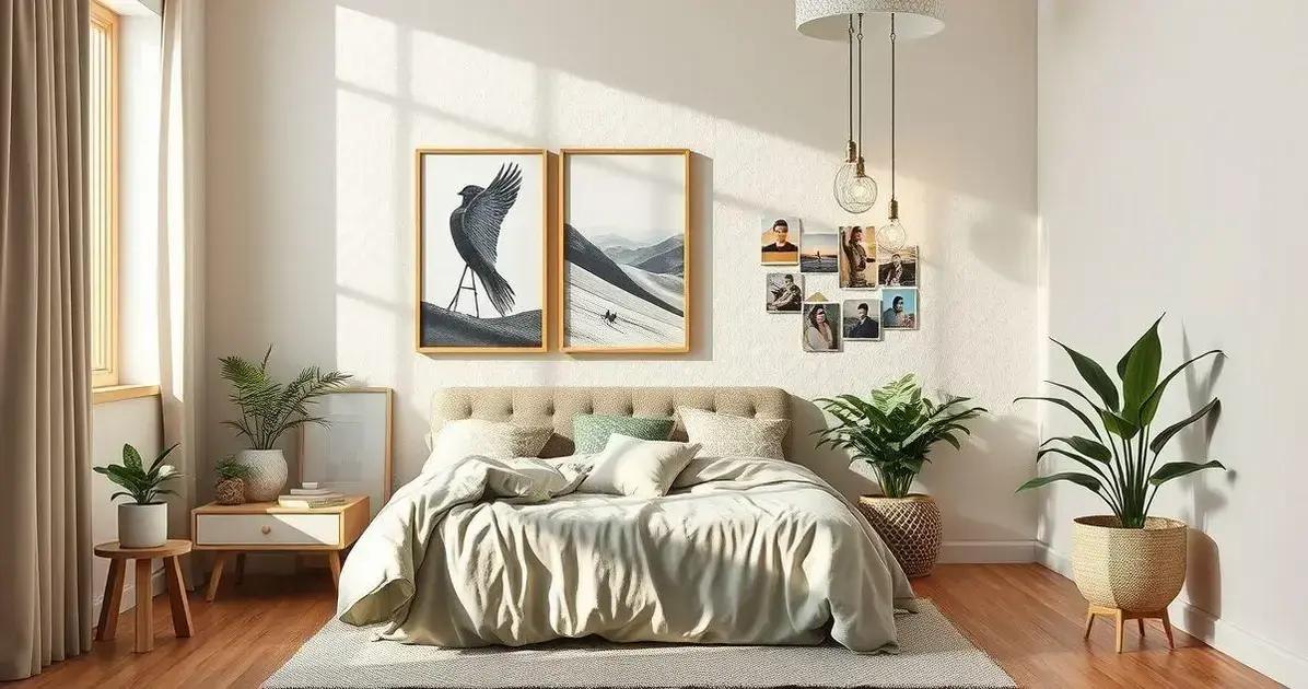 decoração de parede de quarto