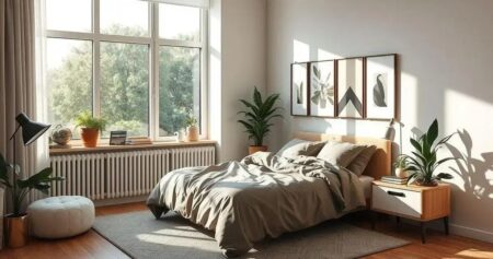 decoração de quarto de solteiro