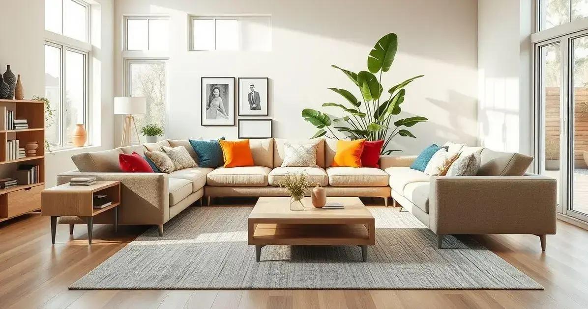 decoração de sala de estar