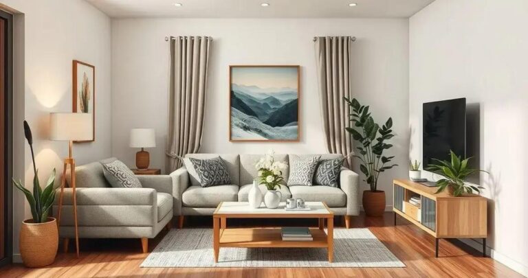 decoração sala pequena