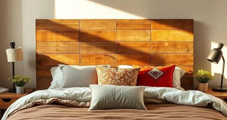 DIY cabeceira de cama pallet