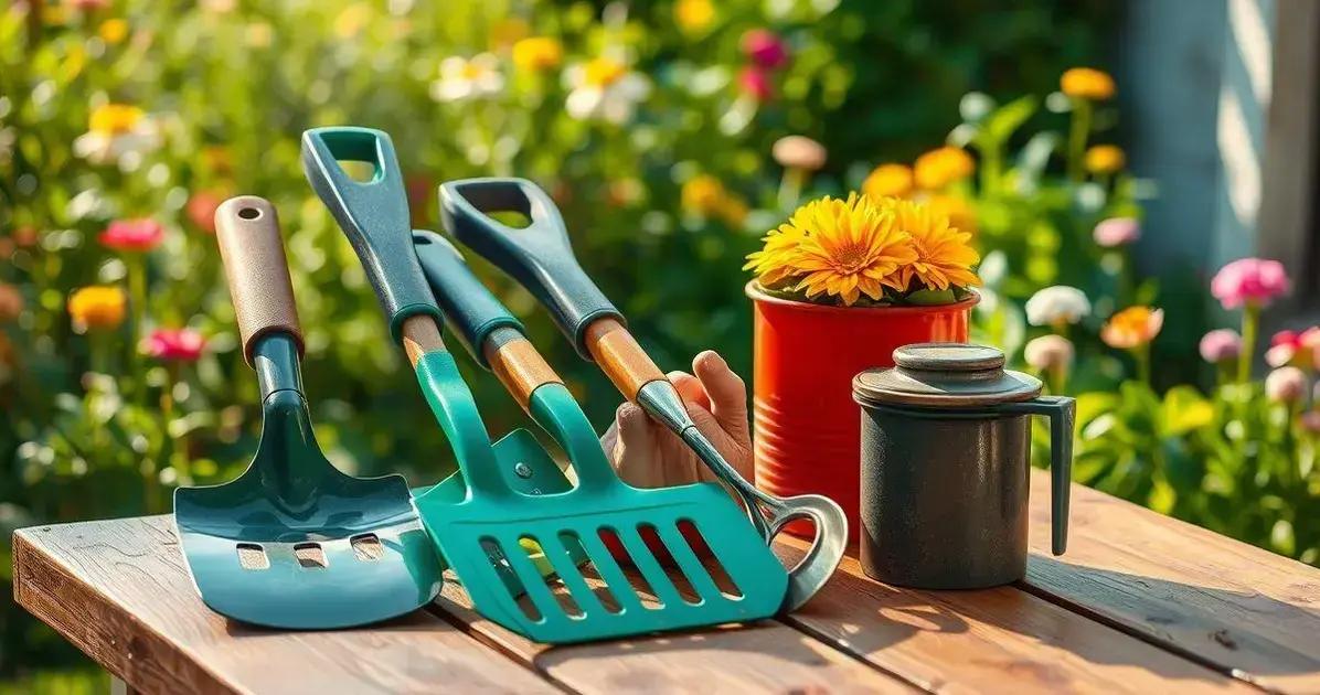 ferramentas de jardinagem basicas
