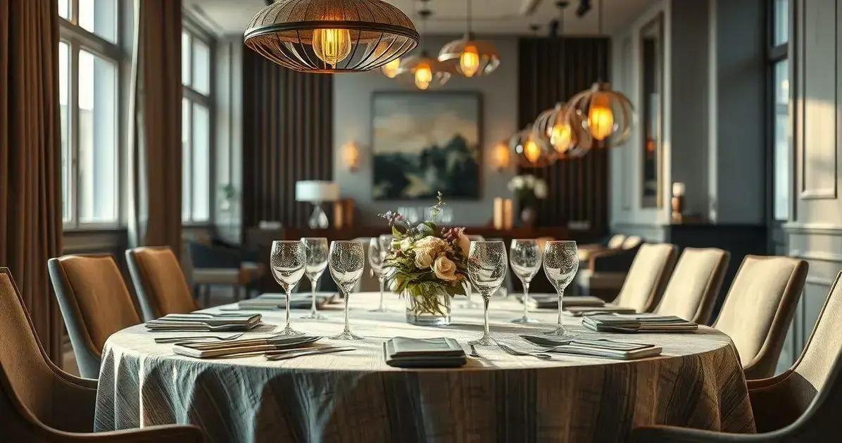 luminárias pendentes sala de jantar