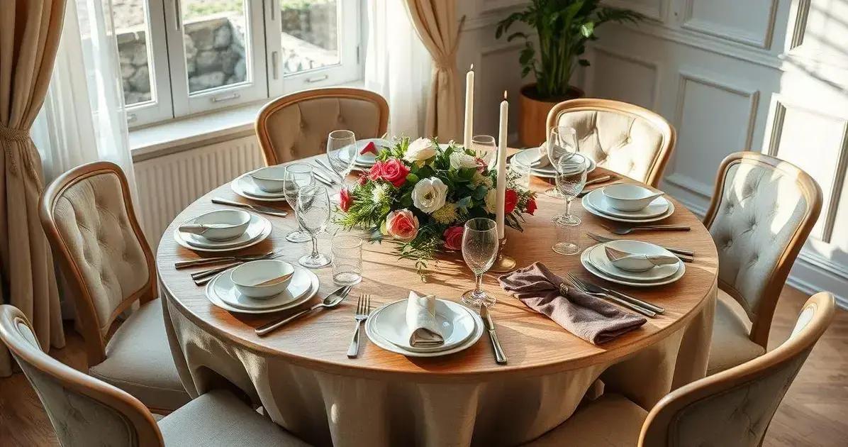 mesas de jantar redondas