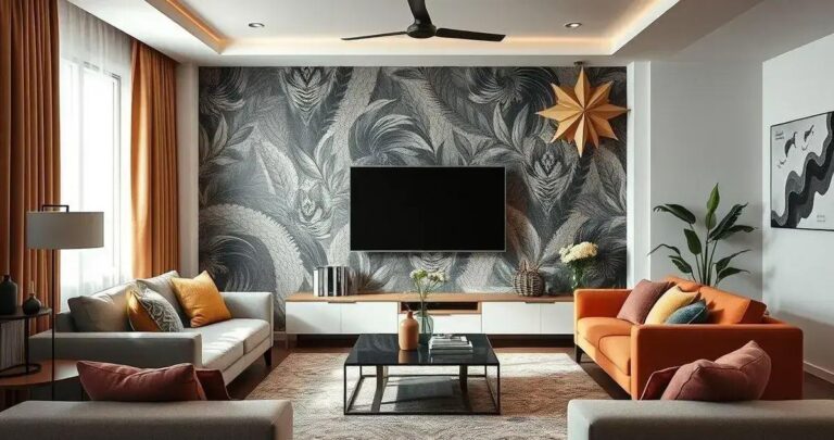 papel de parede para sala de tv