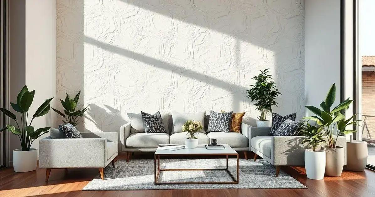 parede de gesso 3d para sala