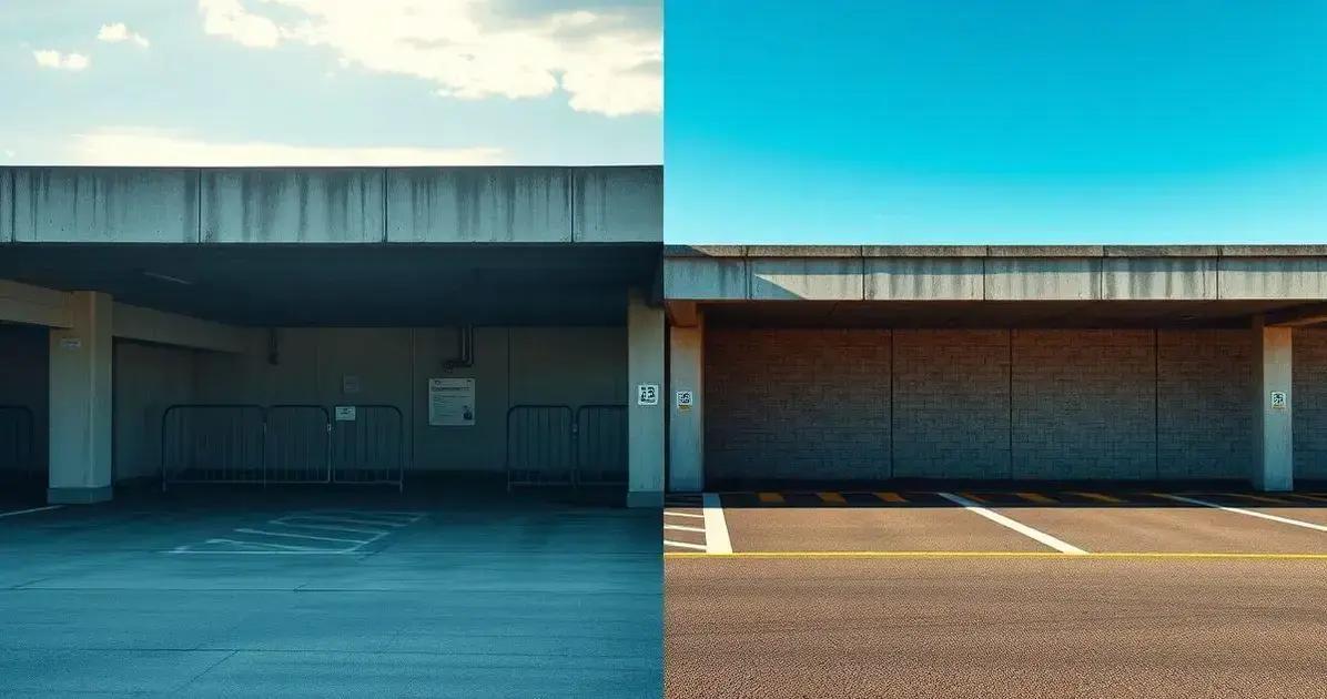 piso para estacionamento