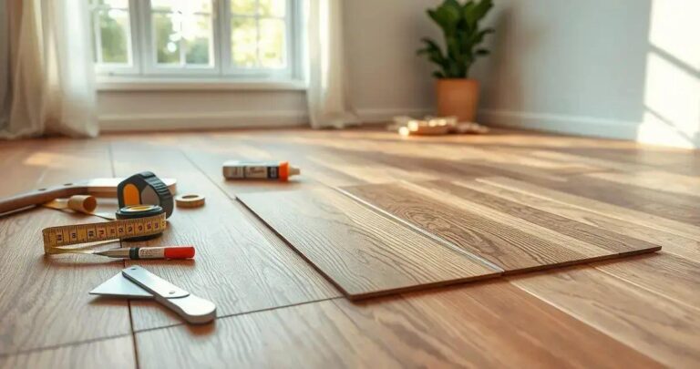 piso vinilico instalação