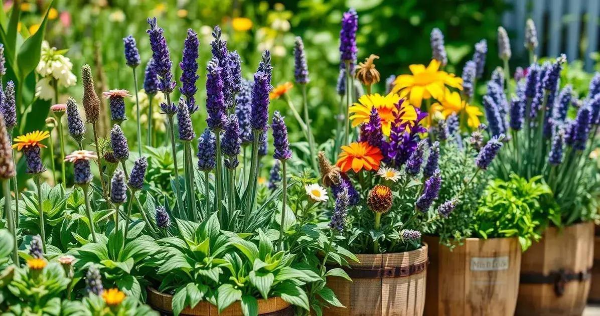 plantas medicinais para horta