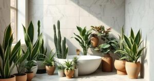 plantas para banheiro sem janela