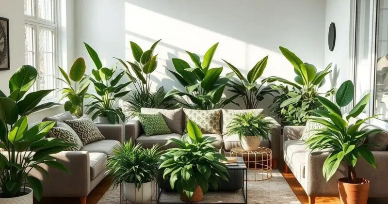 plantas para sala de estar
