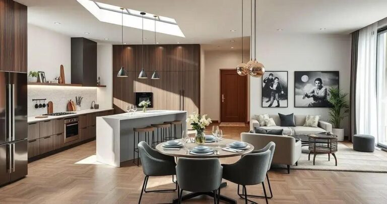 Projeto de cozinha integrada com sala