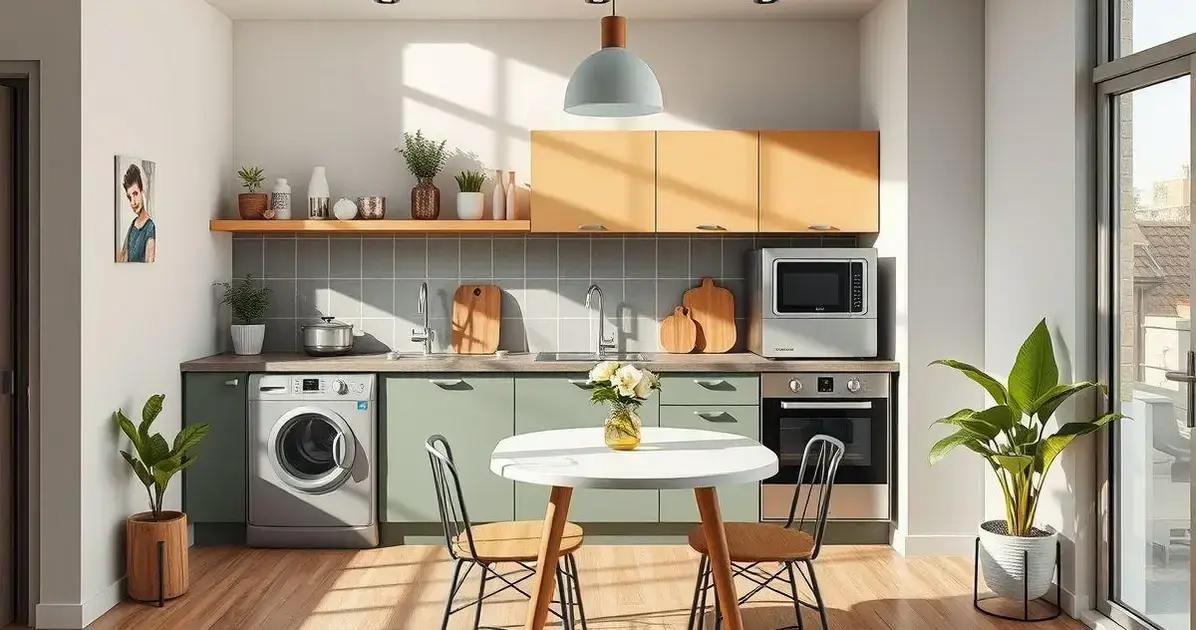 Projeto de cozinha pequena