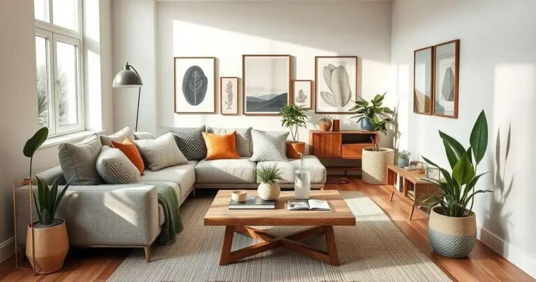 sala de estar pequena decorada