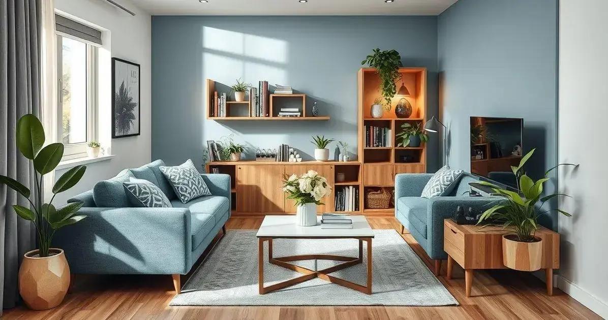 sala de estar pequena decorada