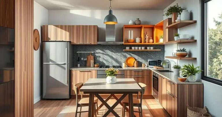 Soluções para cozinha pequena