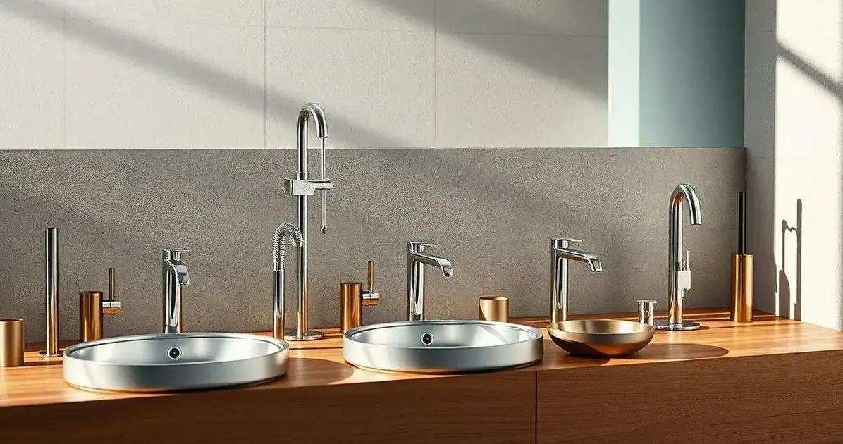 torneira para banheiro tipos e modelos