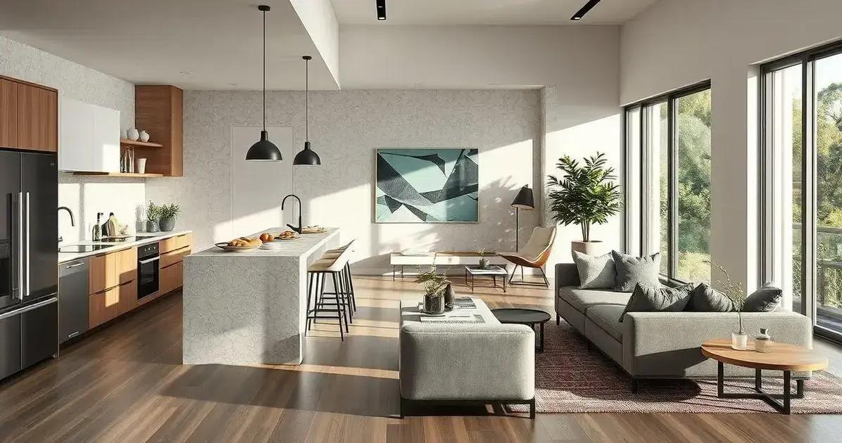 Vantagens cozinha integrada