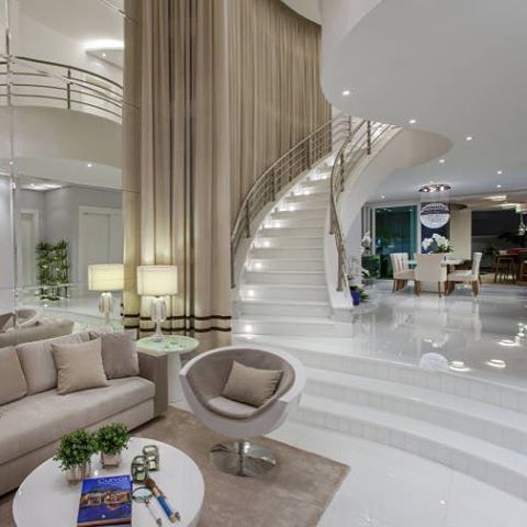 ideias de SALA com escada | interiores ...