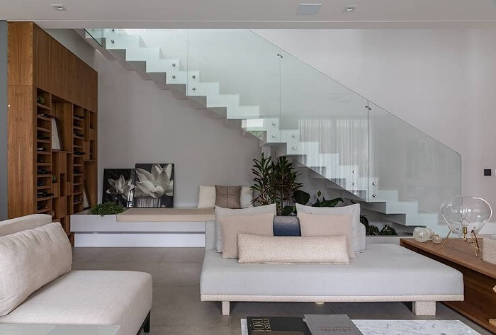 Sala Com Escada: +71 Projetos Criativos ...