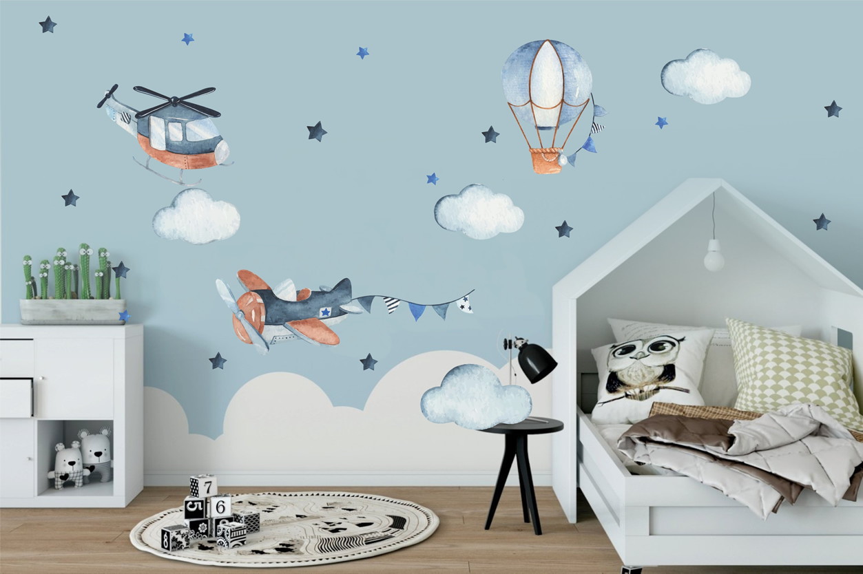 papel de parede para quarto de menino ...