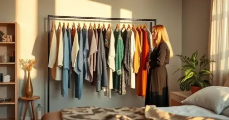 arara de roupas para quarto