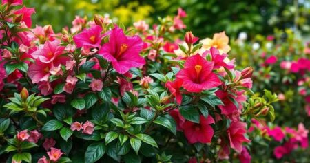 arbustos com flores para jardim