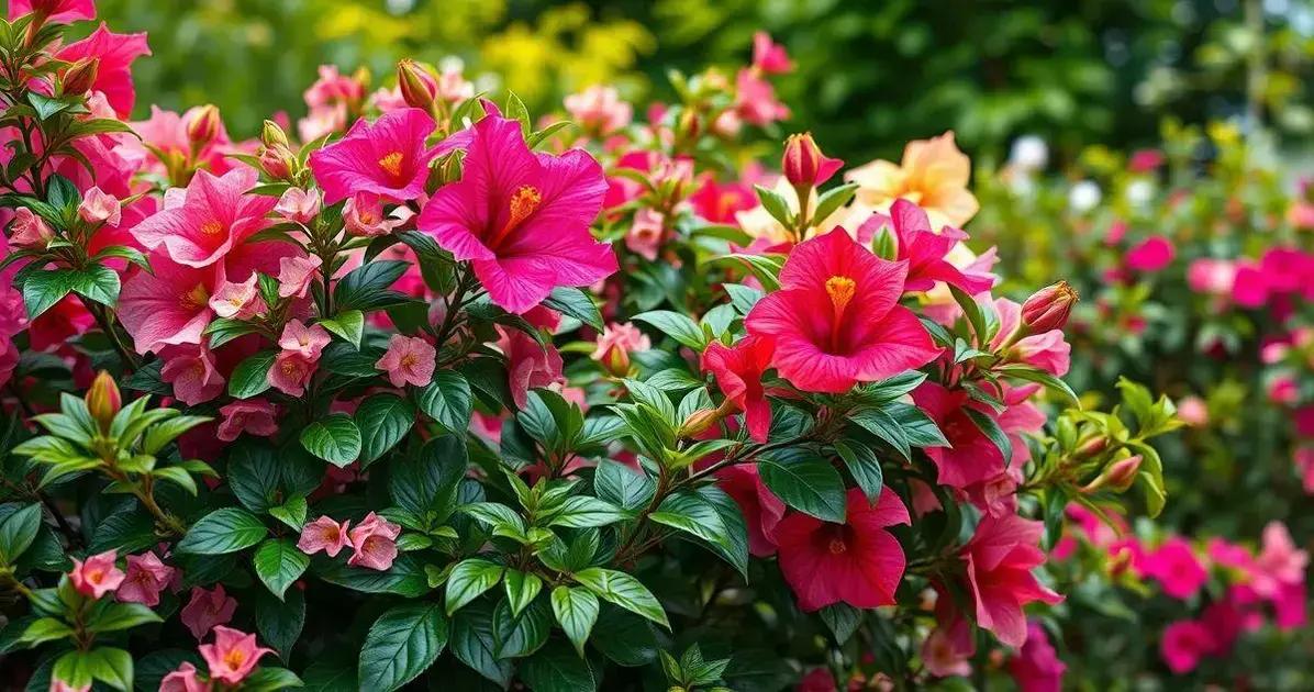 arbustos com flores para jardim