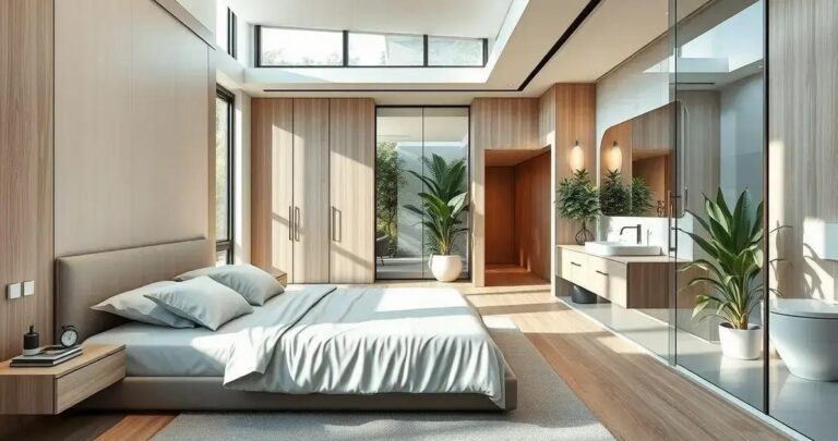 banheiro integrado ao quarto vantagens