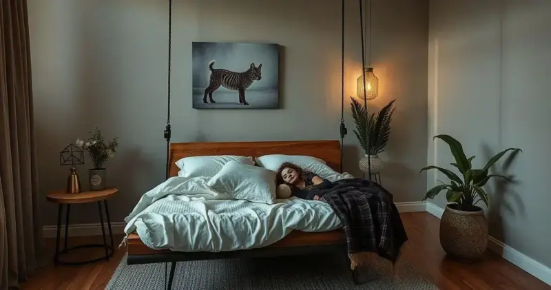 cama suspensa