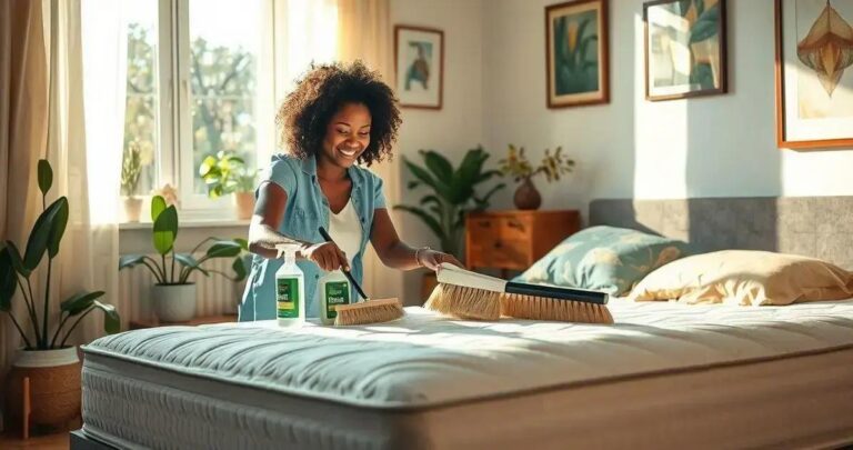 como limpar o colchão a seco