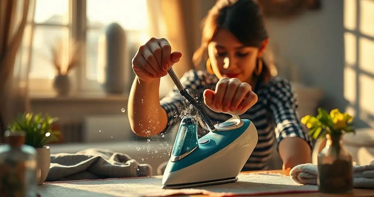 como limpar o ferro de passar