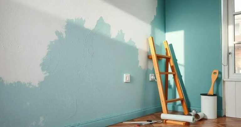 como pintar parede já pintada